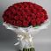 Букет 101 Красная роза Блэк Мэджик в Нелидово