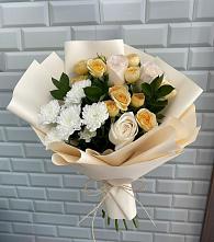 Букет цветов из:  Розы и Хризантемы в Нелидово