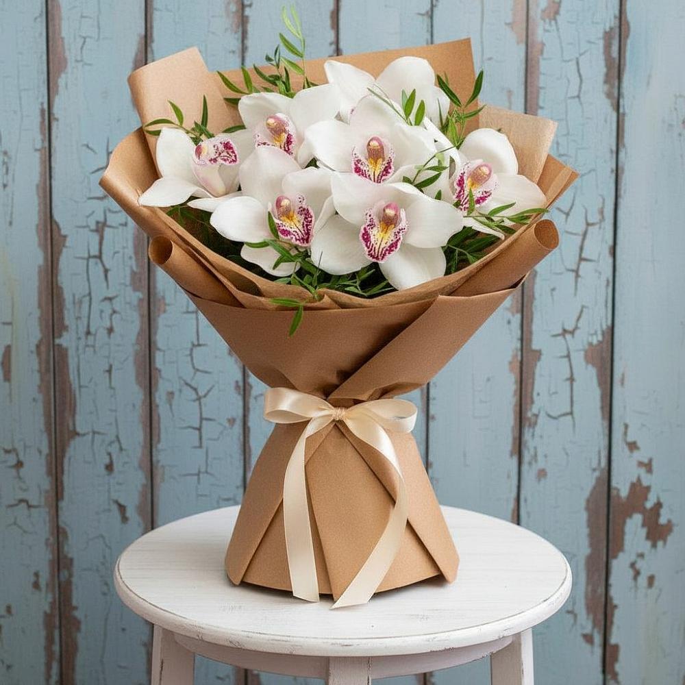 Букет цветов из: Орхидеи и Розы в Нелидово