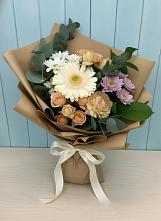 Букет цветов из:  Герберы и Хризантемы в Нелидово