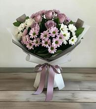 Букет цветов из:  Хризантемы и Розы #REPLACE_PRED# Нелидово