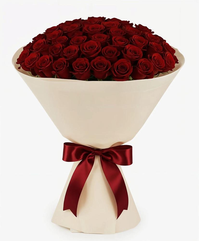 Букет 101 Бордовая роза Блэк Бакарра в Нелидово