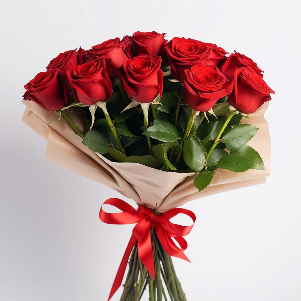 Букет 11 Красных роз Эдлесс Лав в Нелидово