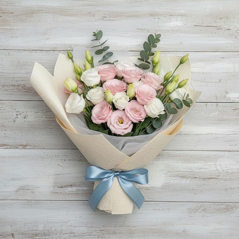 Букет цветов из: Лизиантусы в Нелидово